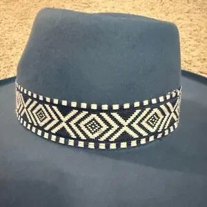 NWT Olive & Pique Wide Brim Fedora | Blue | Retail $98 Olive & Pique | Accessories | Olive Pique Fedora Hat New Wo  main image 3